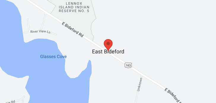 map of East Bideford